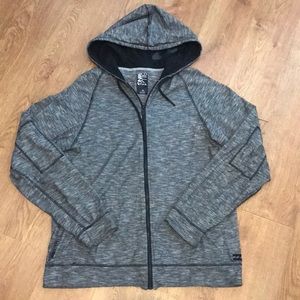 Billabong black & white hooded sweatshirt. XL